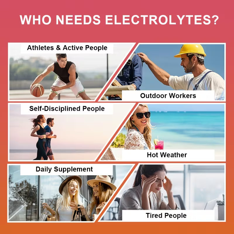 Zero Sugar Mixed Flavors Electrolyte Drink with Vitamins B3/B6/B12/B5 Peaceful Pleasures