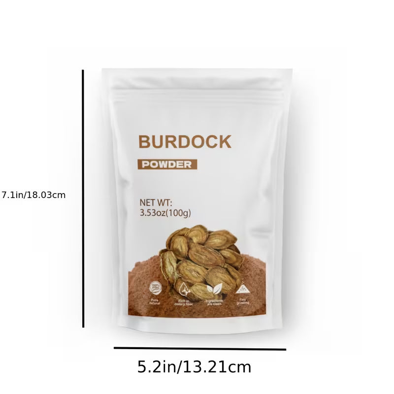 Burdock Root Extract Powder 100g – Detox & Digestive Support Peaceful Pleasures