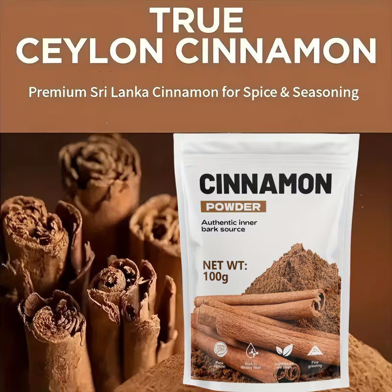 Ceylon Cinnamon Powder – Authentic & Pure (100g) Peaceful Pleasures