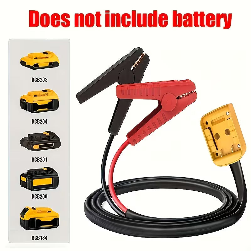 DeWalt Battery Jump Starter Cable with Adapter (18V/20V) Peaceful Pleasures