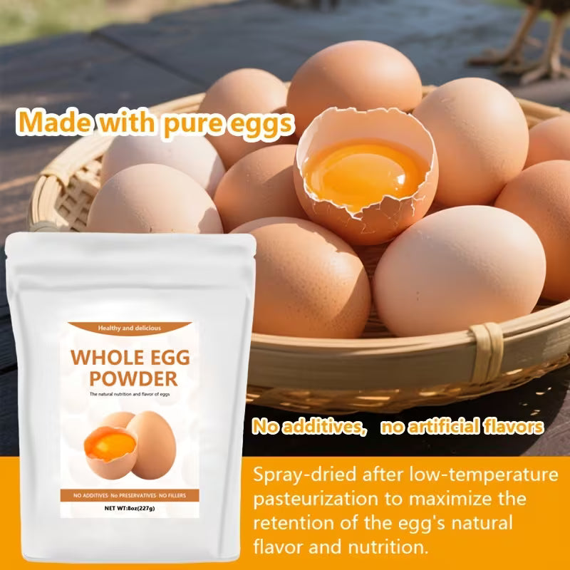 Whole Egg Powder 8oz for Baking and Cooking Food & Pantry Peaceful Pleasures