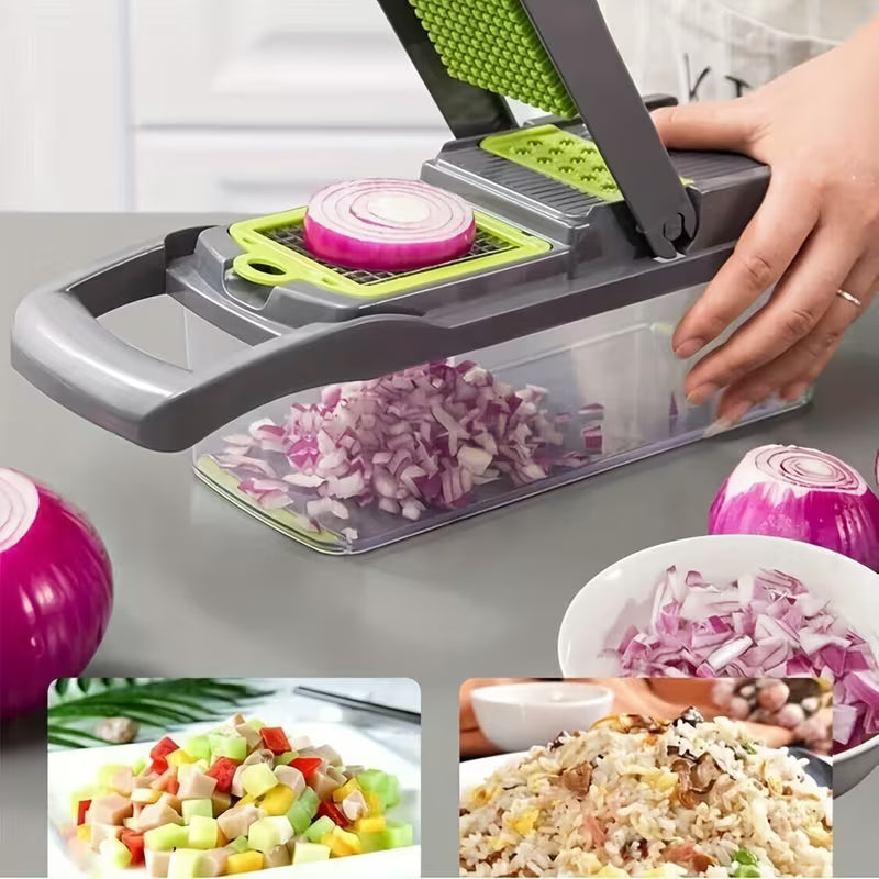 14-in-1 Multifunctional Vegetable Chopper with Container Peaceful Pleasures
