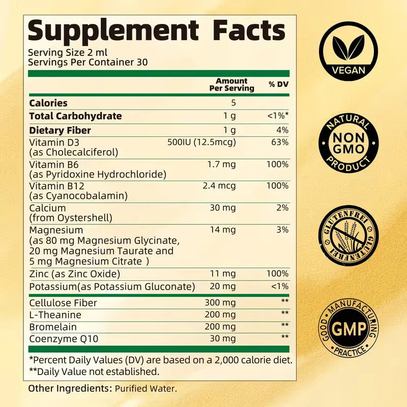 11-in-1 Magnesium Complex with Calcium, D3 & CoQ10 Peaceful Pleasures