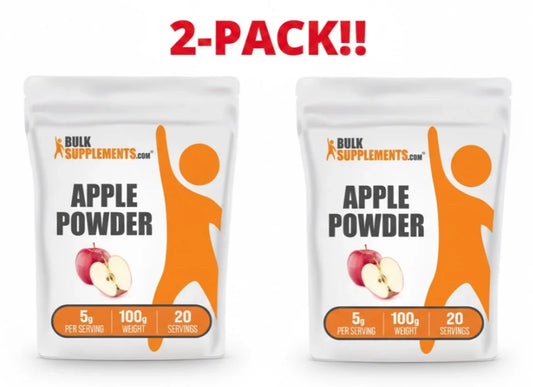 BulkSupplements Apple Powder 2-Pack | Pure Superfood Supplement Peaceful Pleasures