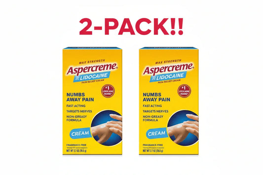 Aspercreme With Lidocaine Maximum Strength - 2.7 OZ (2-Pack) Aspercreme