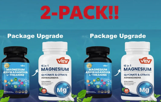 Cortisol Manager Supplement 2-Pack (240 Capsules) – Magnesium Glycinate, Ashwagandha & L-Theanine for Stress & Sleep Support Peaceful Pleasures Health and Wellness