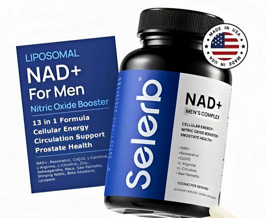 NAD+ Men's Complex 1000mg – 60 Capsules Peaceful Pleasures