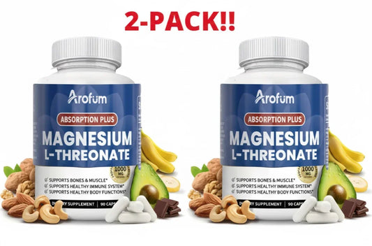 Magnesium Complex Wellness Capsules with Malate Glycinate & 8 Elemental Magnesium – 2-Pack (240 Capsules) Peaceful Pleasures Health and Wellness