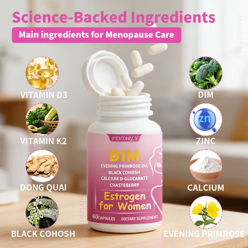 Menopause Relief Supplement – Natural Hormone Balance Formula Peaceful Pleasures