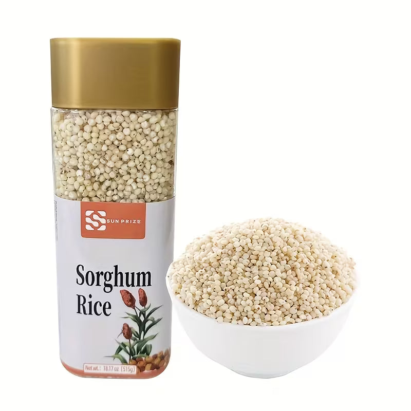 Whole Grain Sorghum Rice | Gluten-Free, Easy-Cook, Airtight Canister Peaceful Pleasures