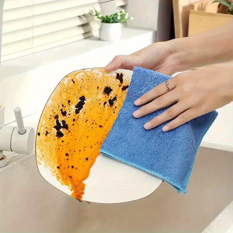 5pcs Reusable Cleaning Towels – Multi-Purpose Cloths Peaceful Pleasures