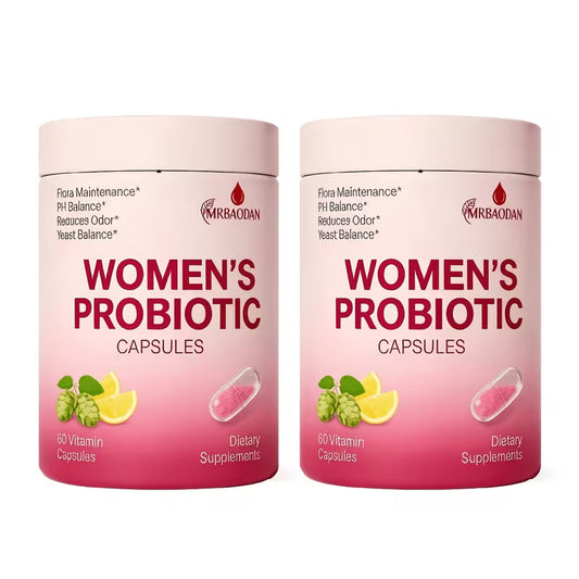 Women's Probiotic Capsules, 120 Count – 2-Pack | Intimate Flora & Feminine Health Peaceful Pleasures