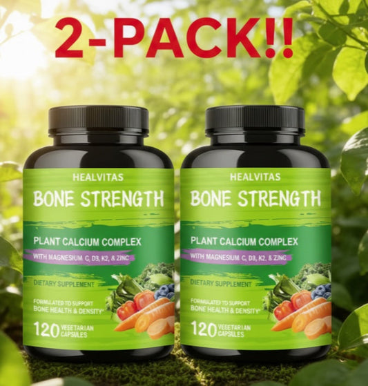 Natural Balance Calcium Supplement 2 Pack – Vitamin C, D3, K2 Peaceful Pleasures