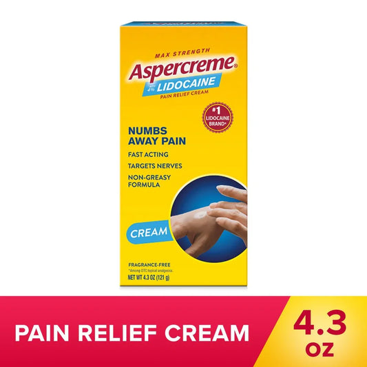 Aspercreme With Lidocaine Odor Free - 4.3 OZ Aspercreme With Lidocaine Odor Free - 4.3 OZ