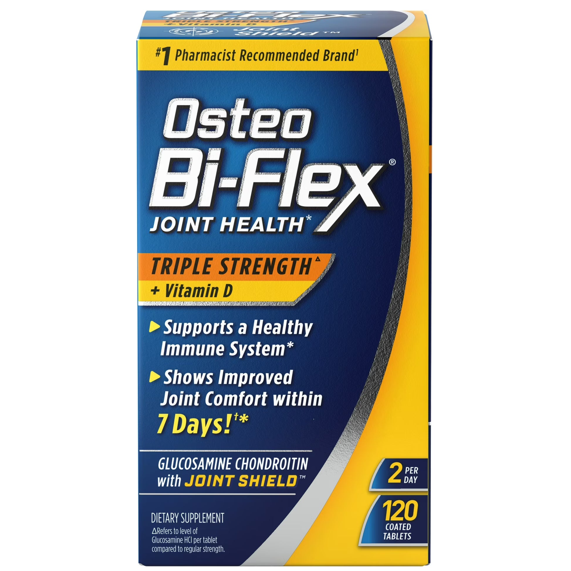 Box of Osteo Bi-Flex Joint Health supplement on a white background
