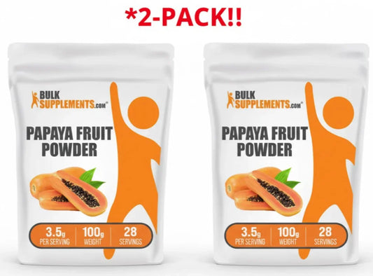 BulkSupplements Papaya Fruit Powder 2-Pack | Digestive Support Peaceful Pleasures