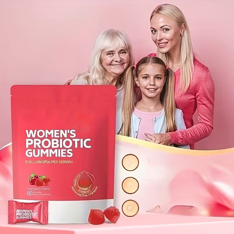 Probiotics for Women – Feminine Balance pH Gummies with Vitamin C & Cranberry Peaceful Pleasures