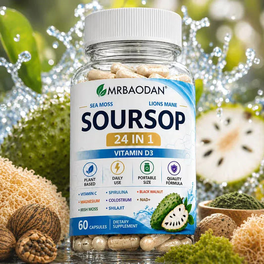 Soursop Complex Capsules | 24-in-1 Formula | 60 Capsules Peaceful Pleasures