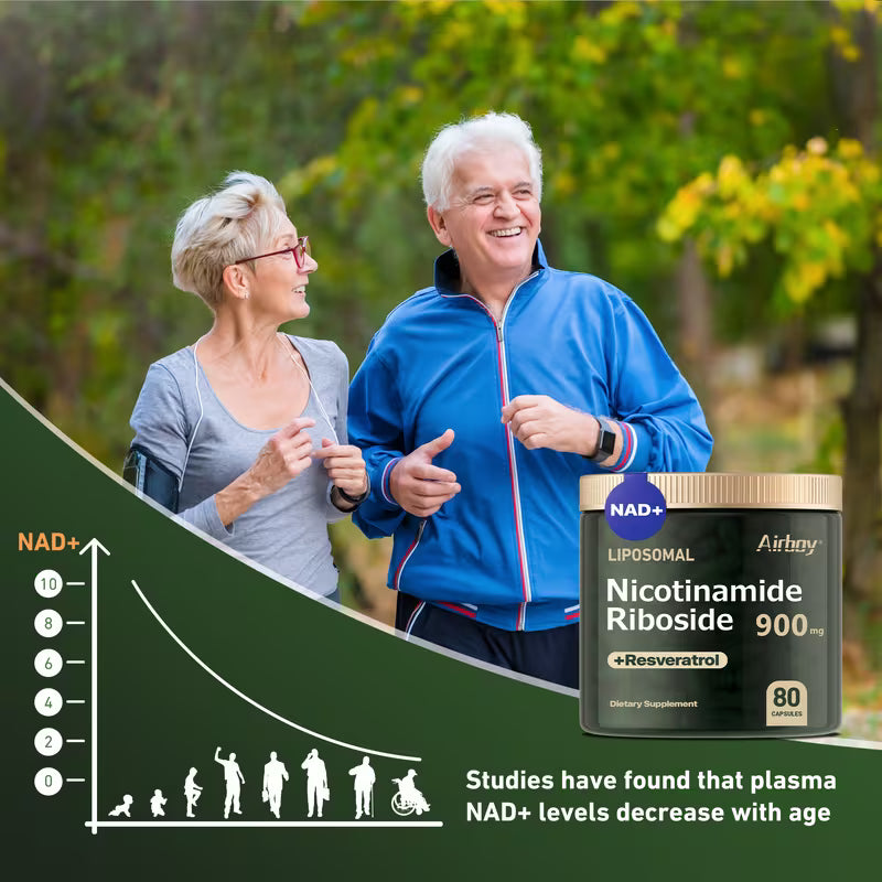 Nicotinamide Riboside with Resveratrol & Quercetin – 80 Capsules Peaceful Pleasures