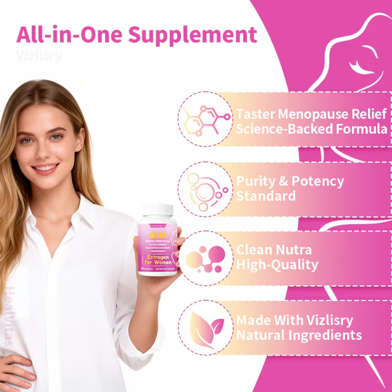 Menopause Relief Supplement – Natural Hormone Balance Formula Peaceful Pleasures