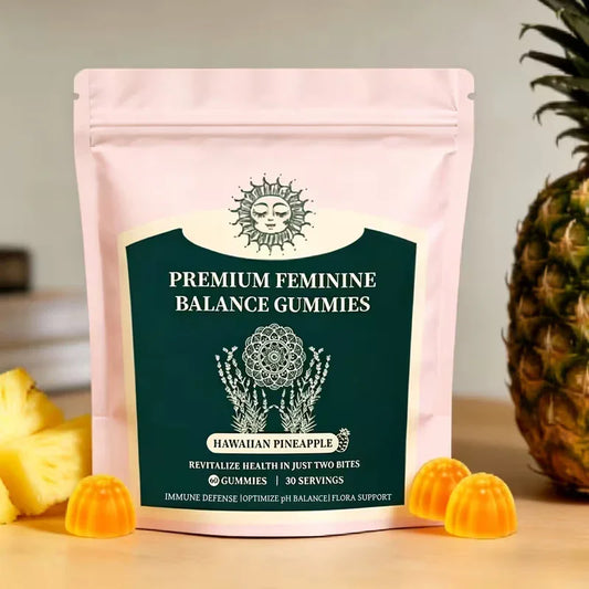 Premium Feminine Balance Gummies | Hawaiian Pineapple Flavor Peaceful Pleasures