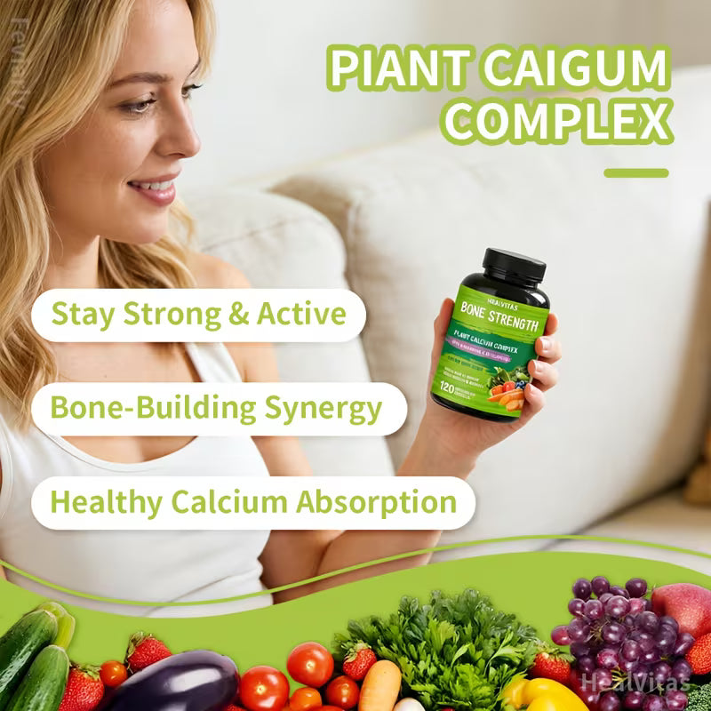 Natural Balance Fruits & Veggies Calcium Supplement 120ct Peaceful Pleasures