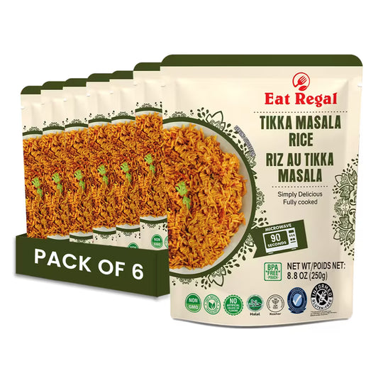 Eat Regal Tikka Masala Rice 8.8oz (Pack of 6) Peaceful Pleasures