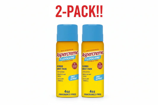 Aspercreme Spray With Lidocaine - 2 Pack (4 Oz Each) Aspercreme