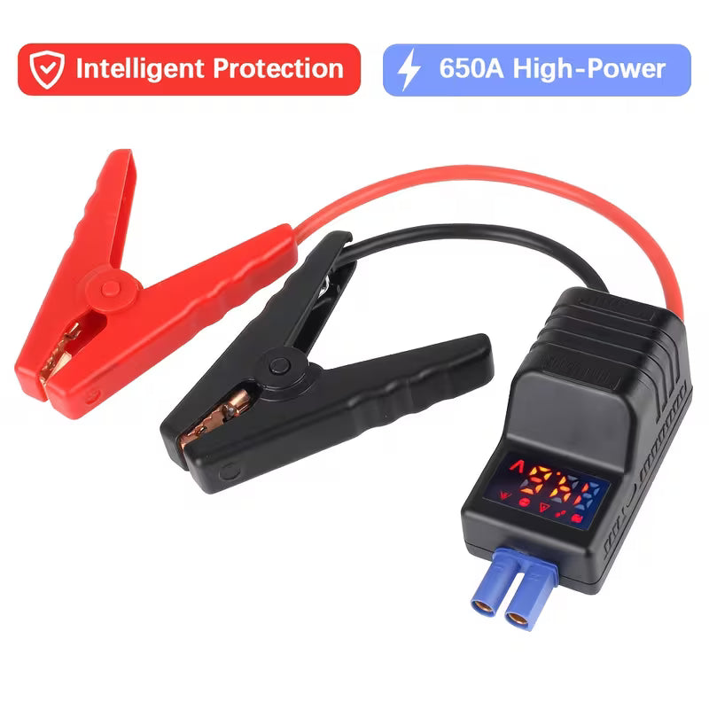 Anti Reverse 650A Jumper Cable Clip with EC5 Connector Peaceful Pleasures