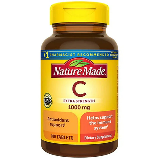 Nature Made Vitamin C 1000 Milligram Tablets - 100 Count Nature Made Vitamin C 1000 Milligram Tablets - 100 Count