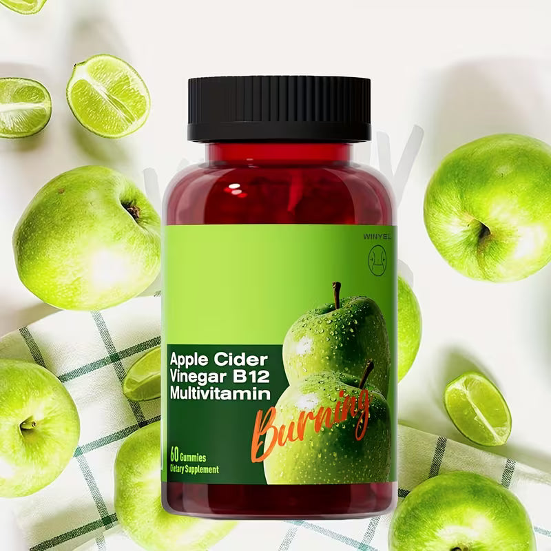 Apple Cider Vinegar Gummies with Vitamin B12 – 60 Gummies Peaceful Pleasures