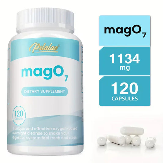 Mago7 Magnesium & Potassium Heart & Nervous System Support 120ct Peaceful Pleasures