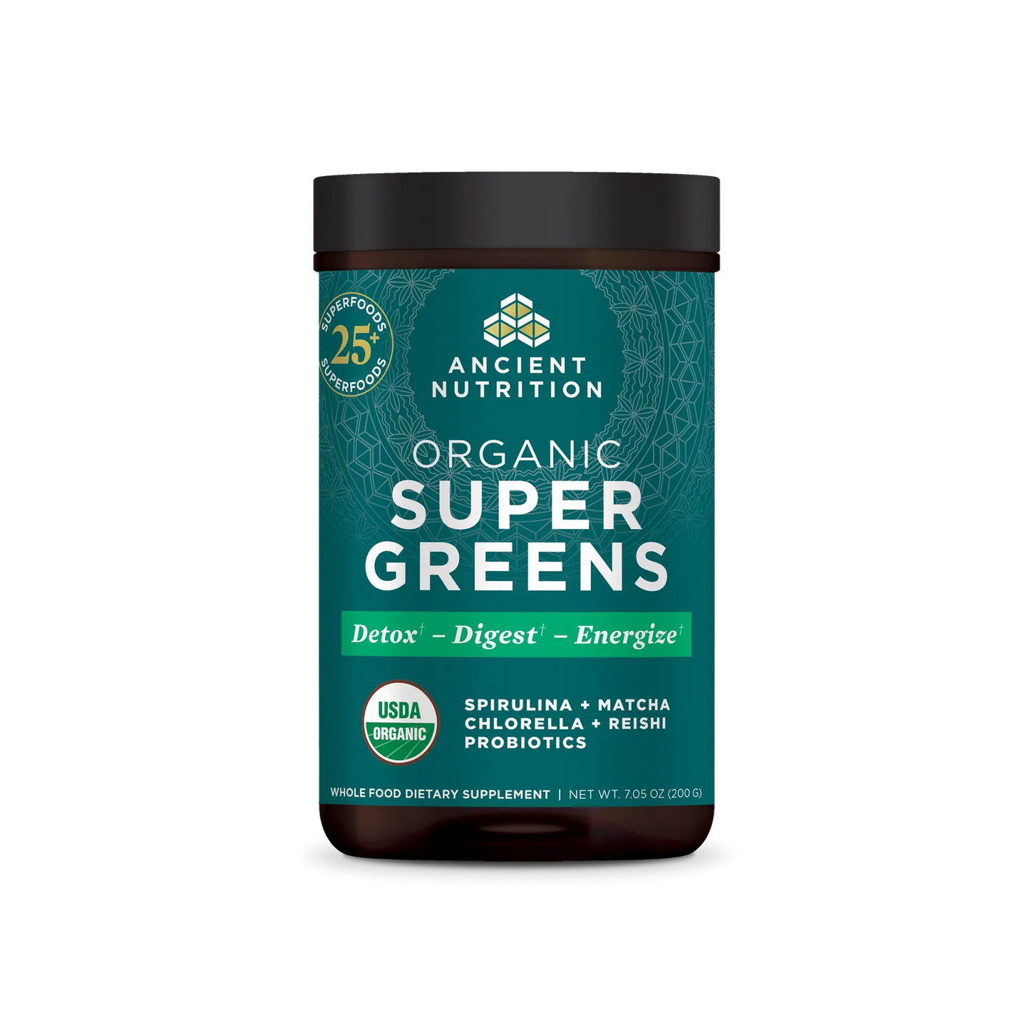 2 Pack! TWO Organic SuperGreens 7.05 oz