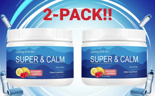 Hydration Powder Mix Drink – Raspberry Lemon | 2-Pack Peaceful Pleasures Health and Wellness
