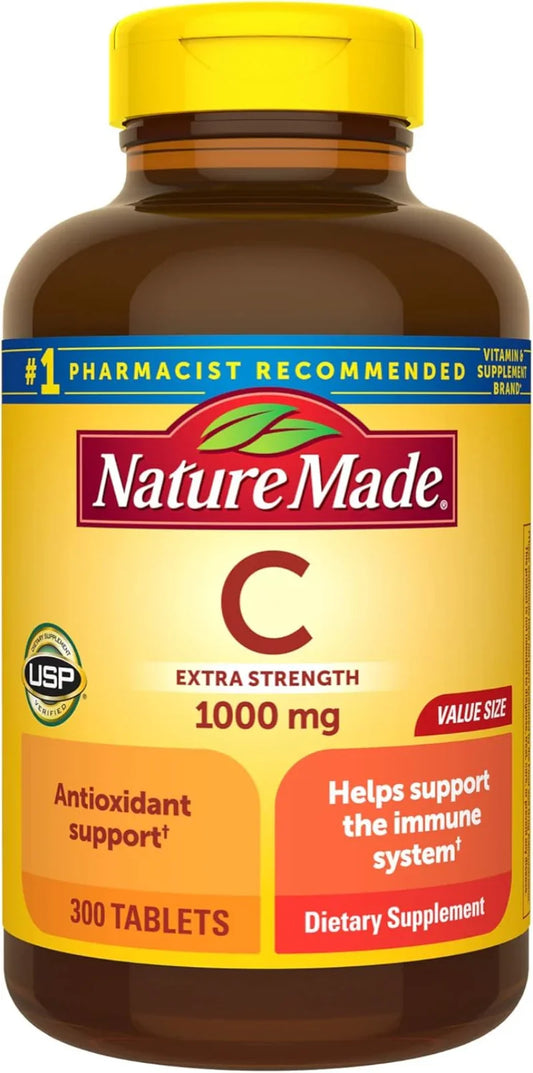 Nature Made C Extra Strength 1000mg 300 Tablets Peaceful Pleasures Health and Wellness