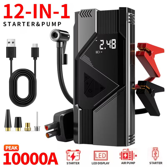 WANBILU 10000A 12-in-1 Jump Starter & Emergency Power Supply Peaceful Pleasures