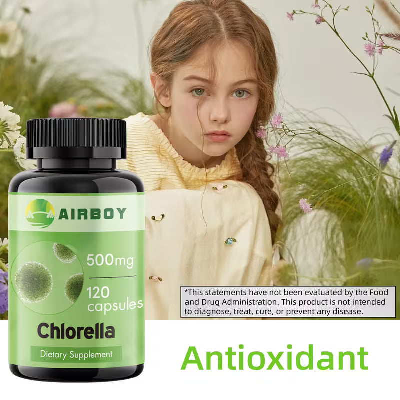 Chlorella Broken Cell Wall 120 Capsules | Peaceful Pleasures Peaceful Pleasures