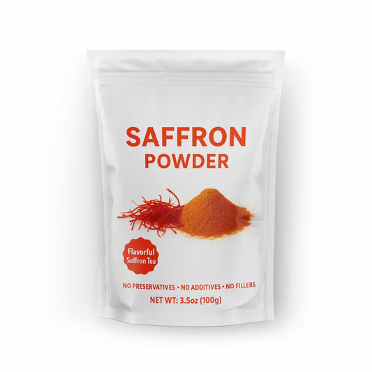 Saffron Powder 100G (3.53oz) – Premium Natural Spice Peaceful Pleasures