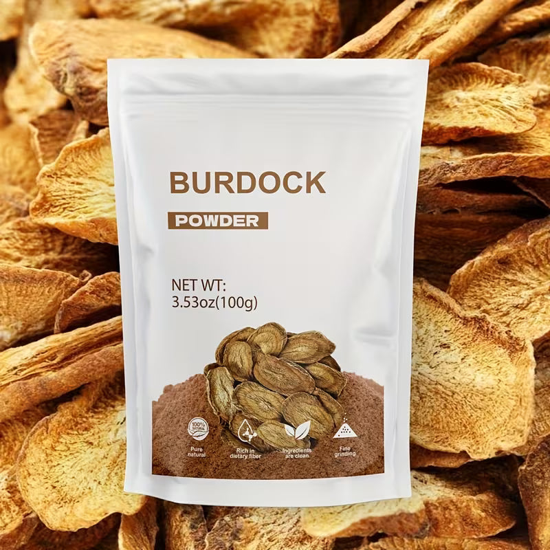 Burdock Root Extract Powder 100g – Detox & Digestive Support Peaceful Pleasures
