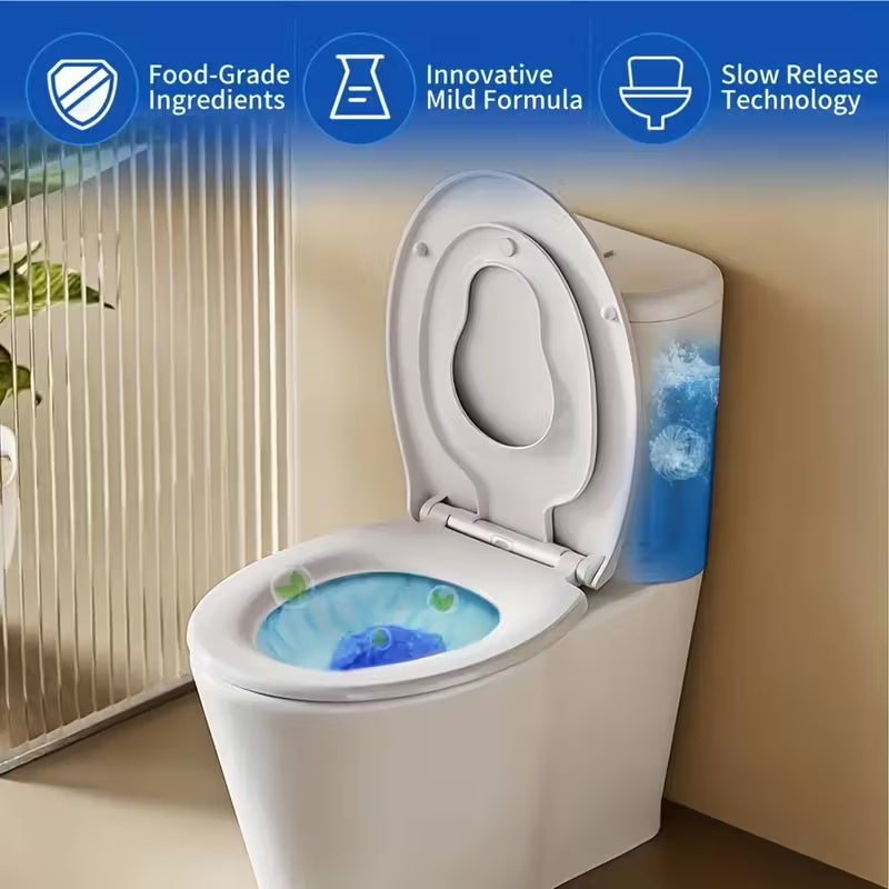 Automatic Toilet Bowl Cleaner Tablets (100 ct) – Low Odor, Long-Lasting Peaceful Pleasures