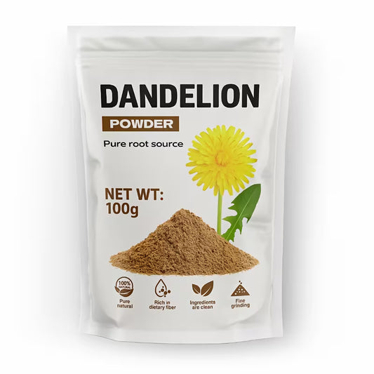 Dandelion Powder 100g | Pure Herbal Supplement for Daily Wellness Peaceful Pleasures