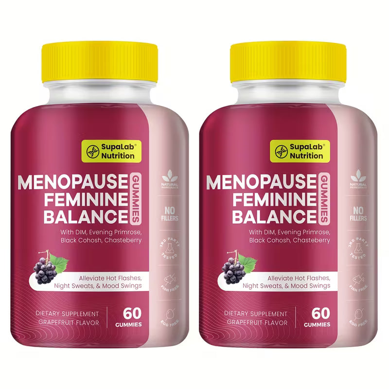 Woman Hormone & Energy Gummies | DIM & Ashwagandha – 2-Pack Peaceful Pleasures