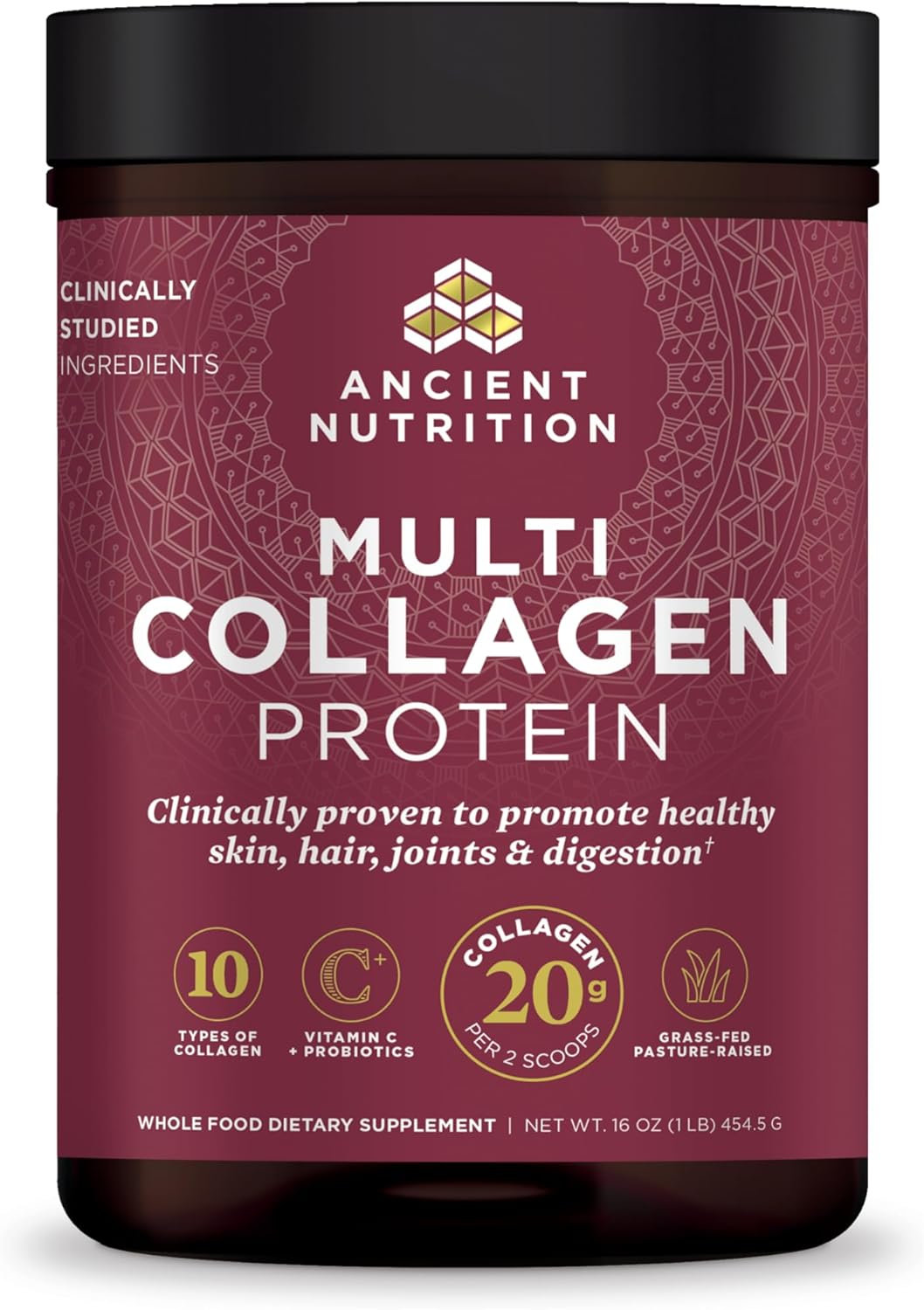 Ancient Nutrition Multi Collagen Protein container on a white background