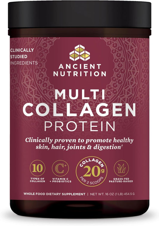Ancient Nutrition Multi Collagen Protein container on a white background