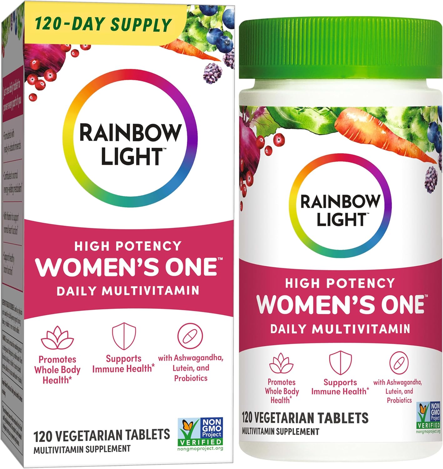 Rainbow Light High Potency Women's One Daily Multivitamin packaging