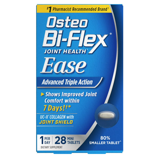 Osteo Bi-Flex Joint Health Ease supplement packaging on a white background