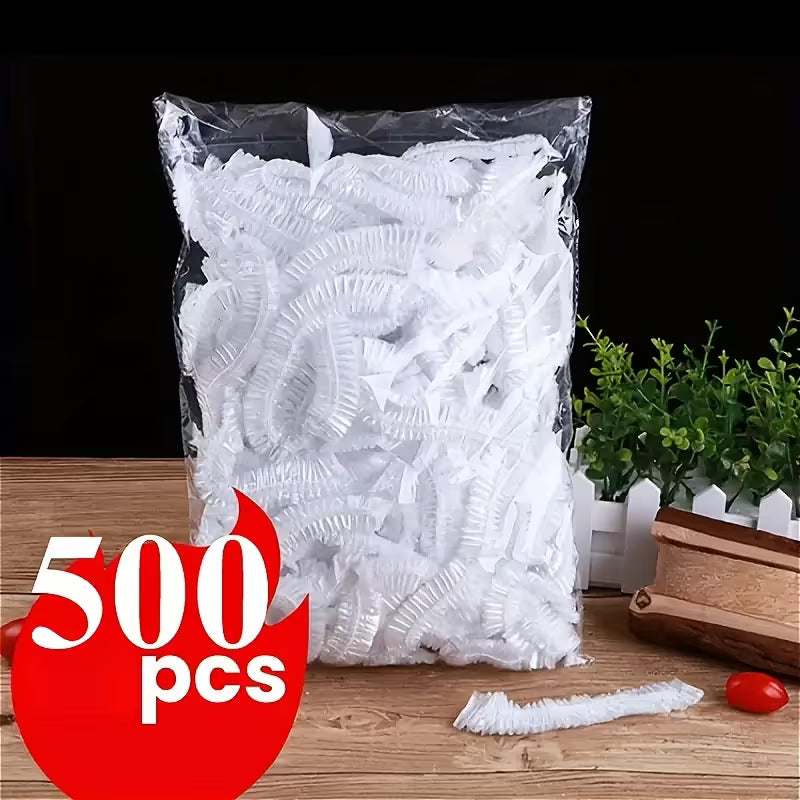 500pcs Reusable Elastic Food Covers – Stretchable Bowl & Plate Covers Peaceful Pleasures