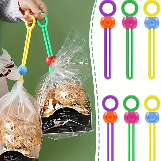 5 Food Bag Sealing Clips – Silicone Reusable Bag Sealers Peaceful Pleasures
