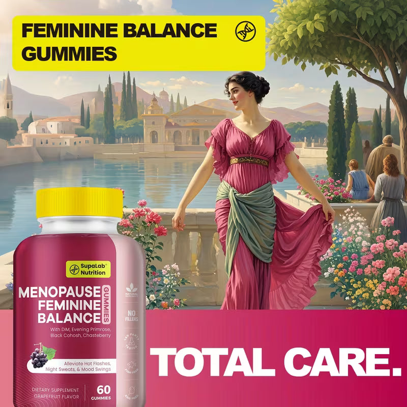 Woman Hormone & Energy Gummies | DIM, Ashwagandha & Chasteberry Peaceful Pleasures