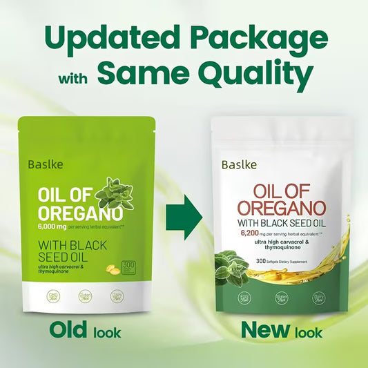 Oil of Oregano 300 Capsules with Black Seed Oil Peaceful Pleasures